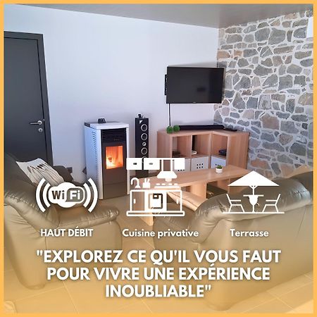 Au Chant Des Roches - Parking - Wifi - Terrasse - Chambres Familiales - Cerfontaine Dış mekan fotoğraf
