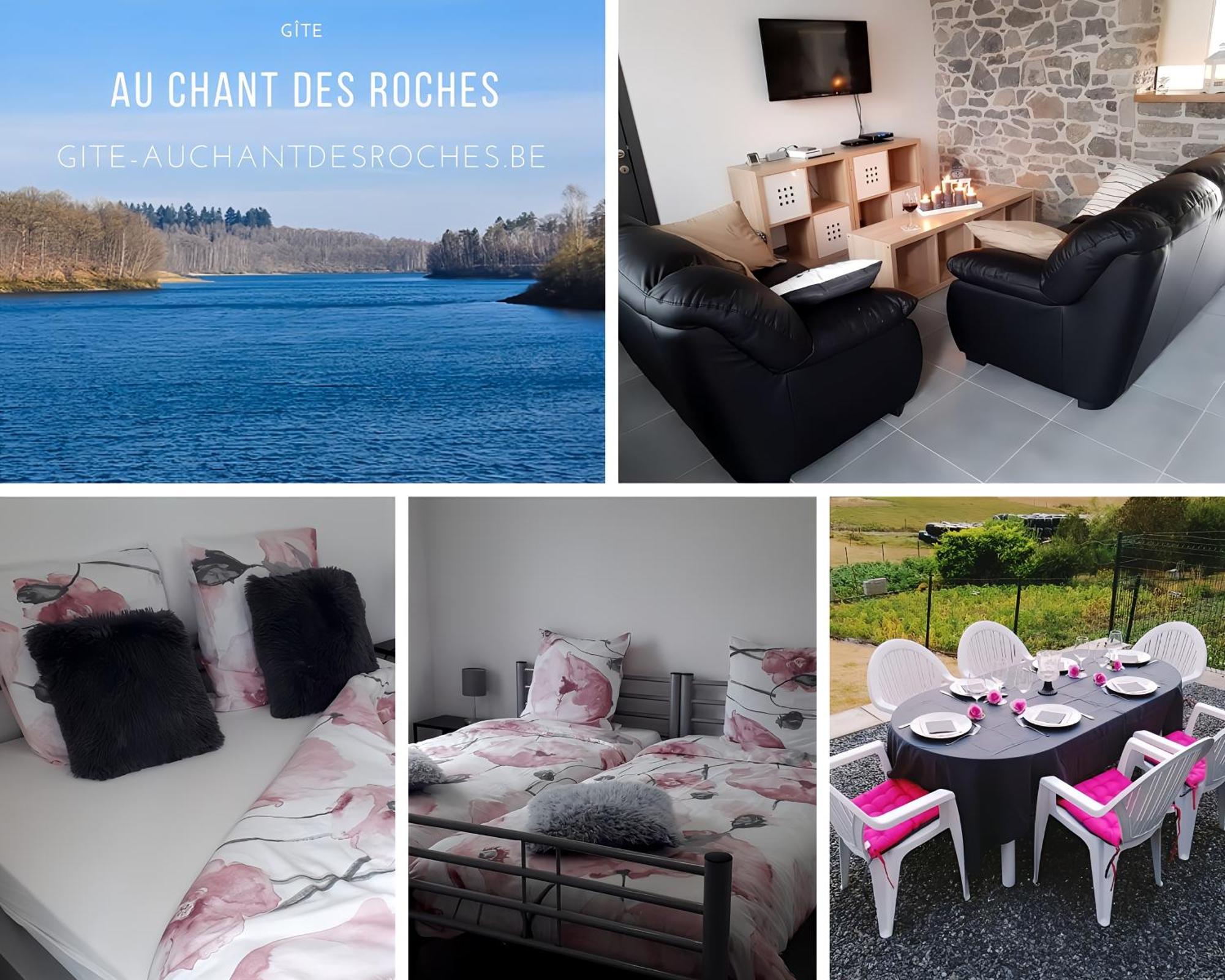 Au Chant Des Roches - Parking - Wifi - Terrasse - Chambres Familiales - Cerfontaine Dış mekan fotoğraf